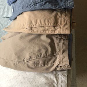Lot of 6 J.Crew & Banana Republic Khaki Shorts
